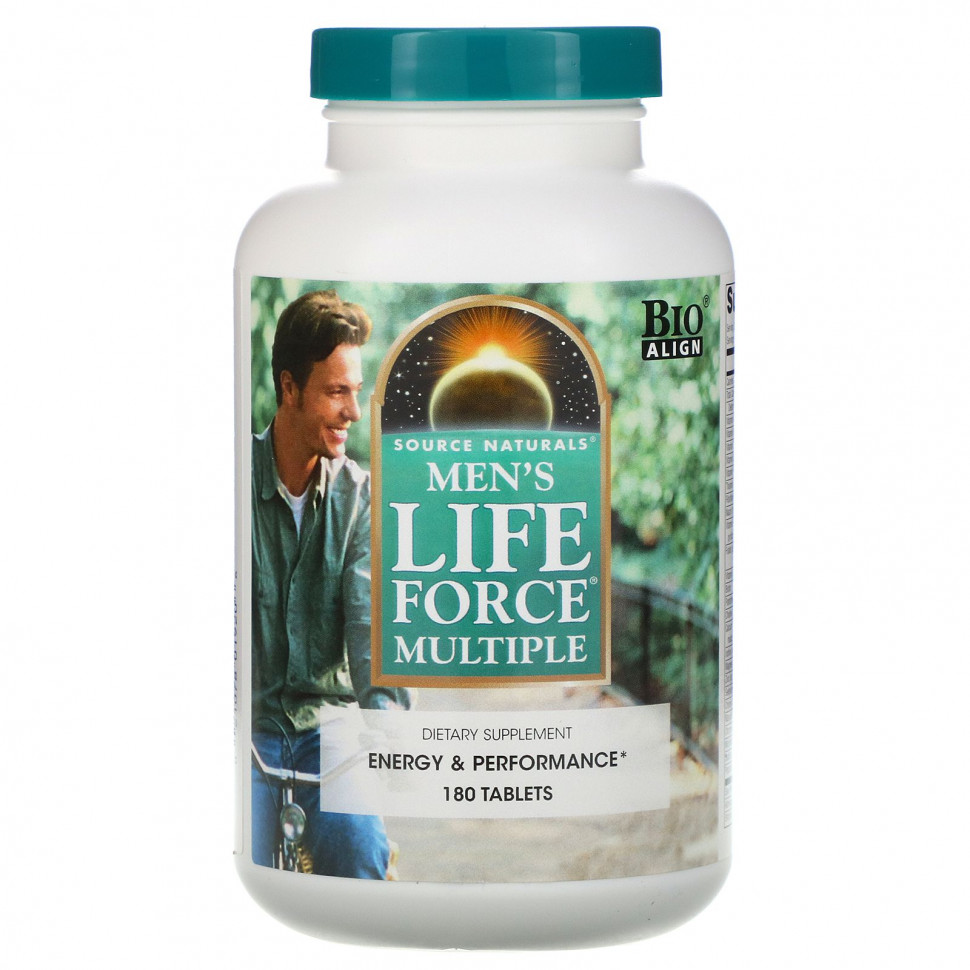 Source Naturals, Men's Life Force Multiple, 180   11510