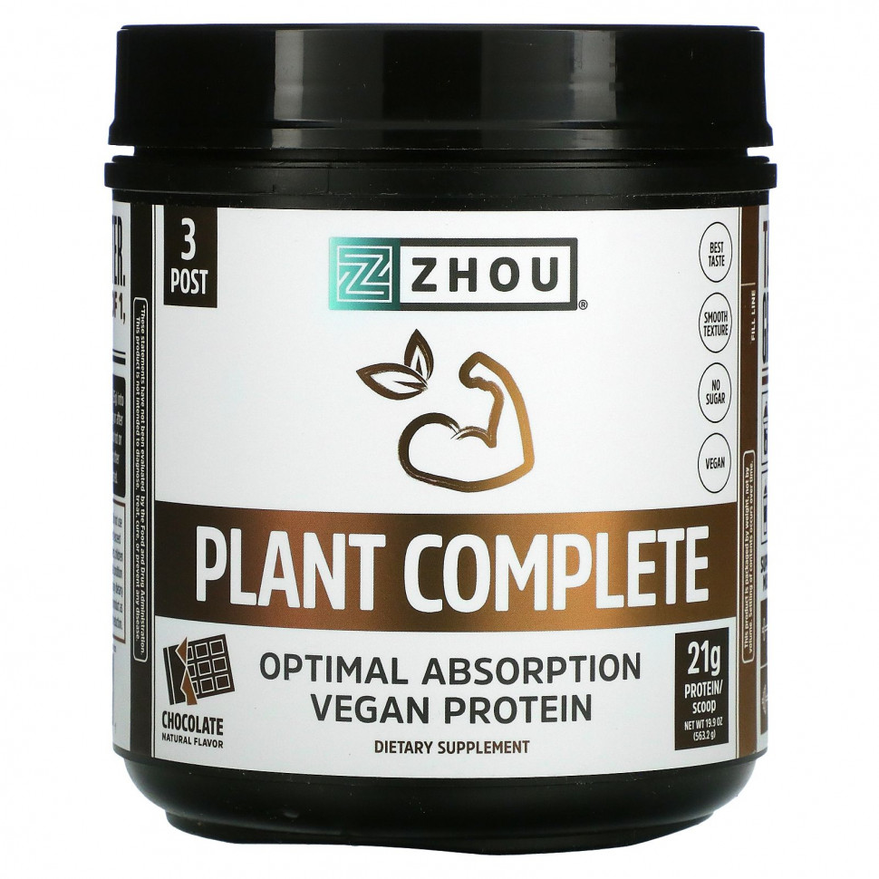 Zhou Nutrition, Plant Complete,     , , 563,2  (19,9 )  4480