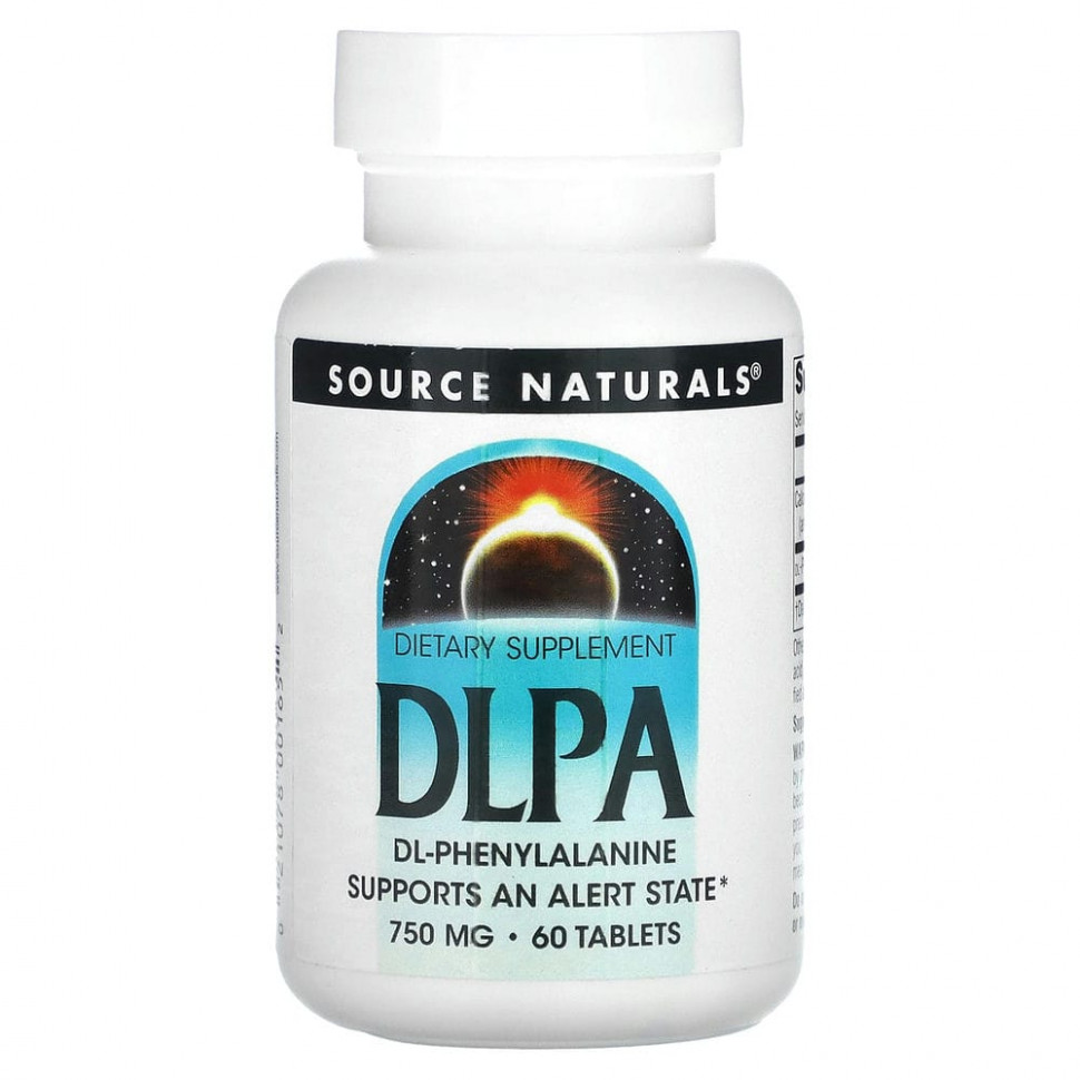 Source Naturals, DLPA (DL-), 750 , 60   2800