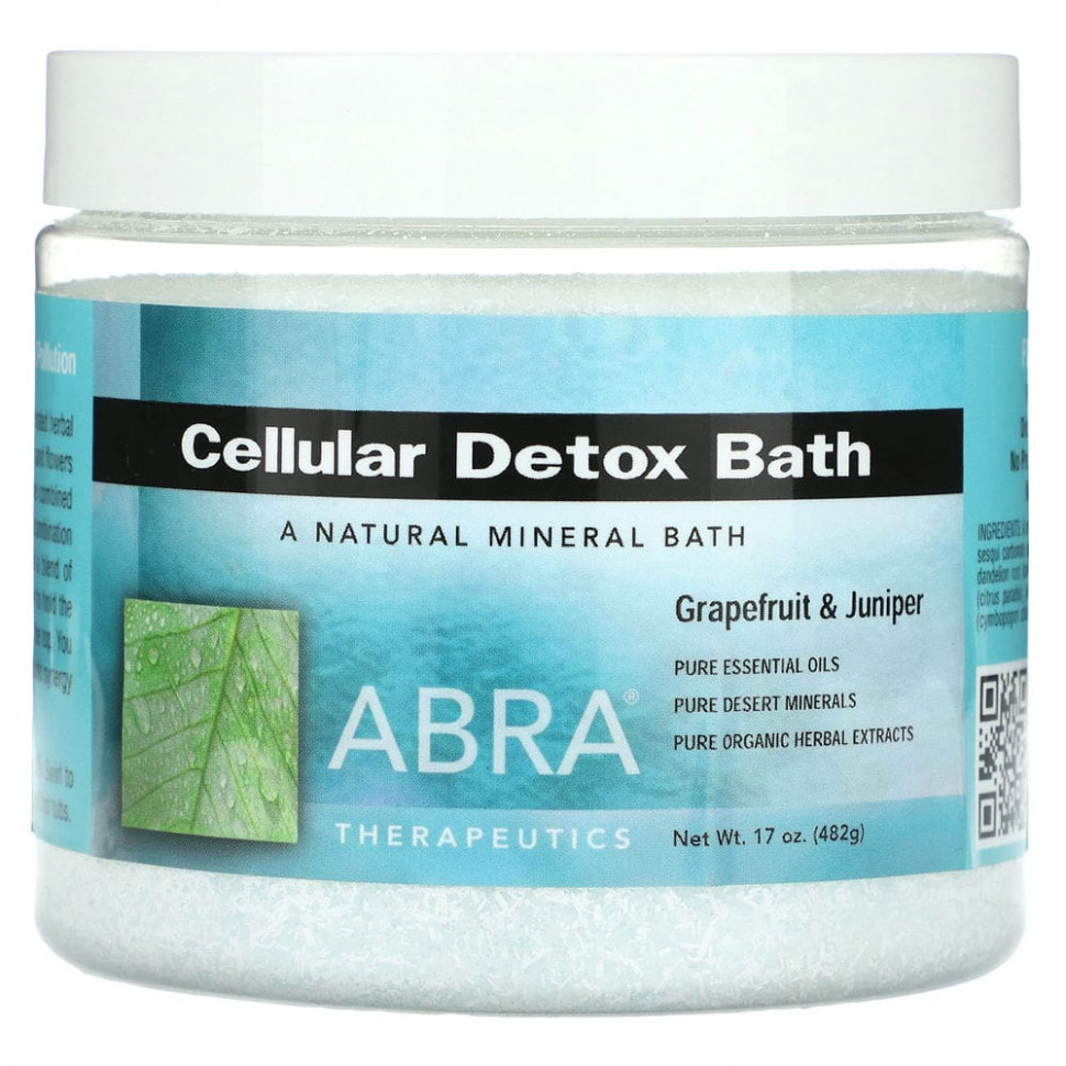 Abracadabra, Abra Therapeutics, Cellular Detox Bath,   , 482  (17 )  2780