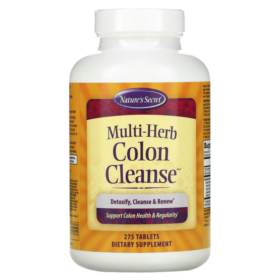 Nature's Secret, Multi-Herb Colon Cleanse, 275   4610