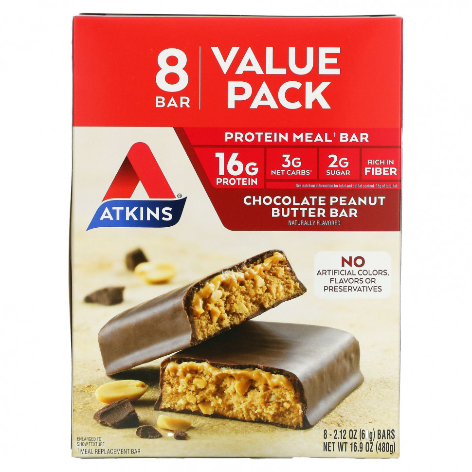 Atkins, Protein Meal Bar,  ,    , 8   60  (2,12 )  3820