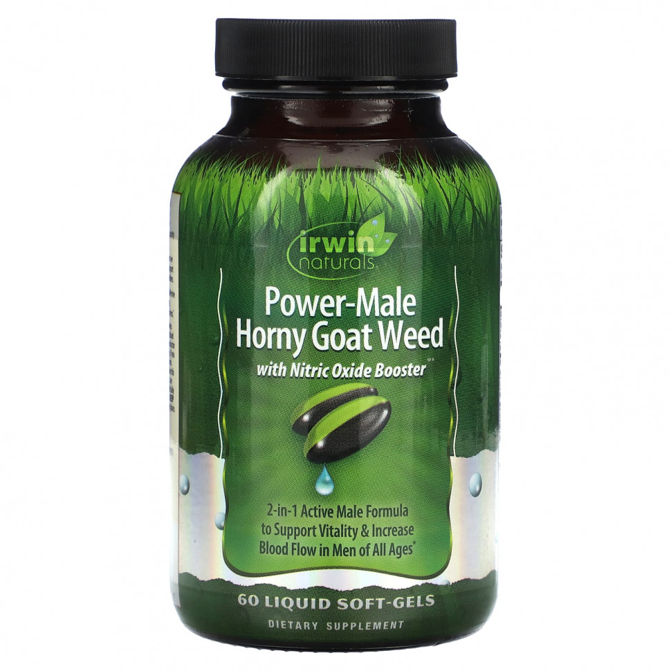 Irwin Naturals, Power-Male Horny Goat Weed,    , 60    4480