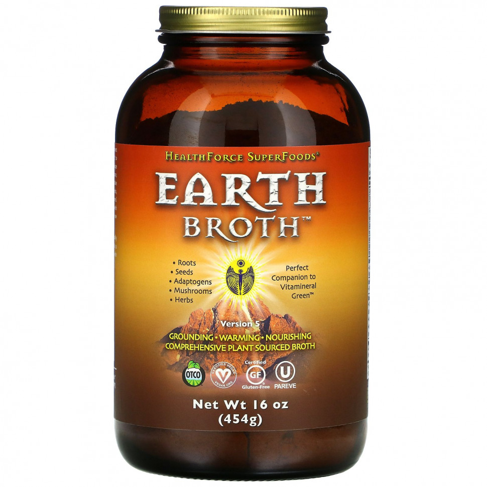 HealthForce Superfoods, Earth Broth,  ,  5, 454  (16 )  14410