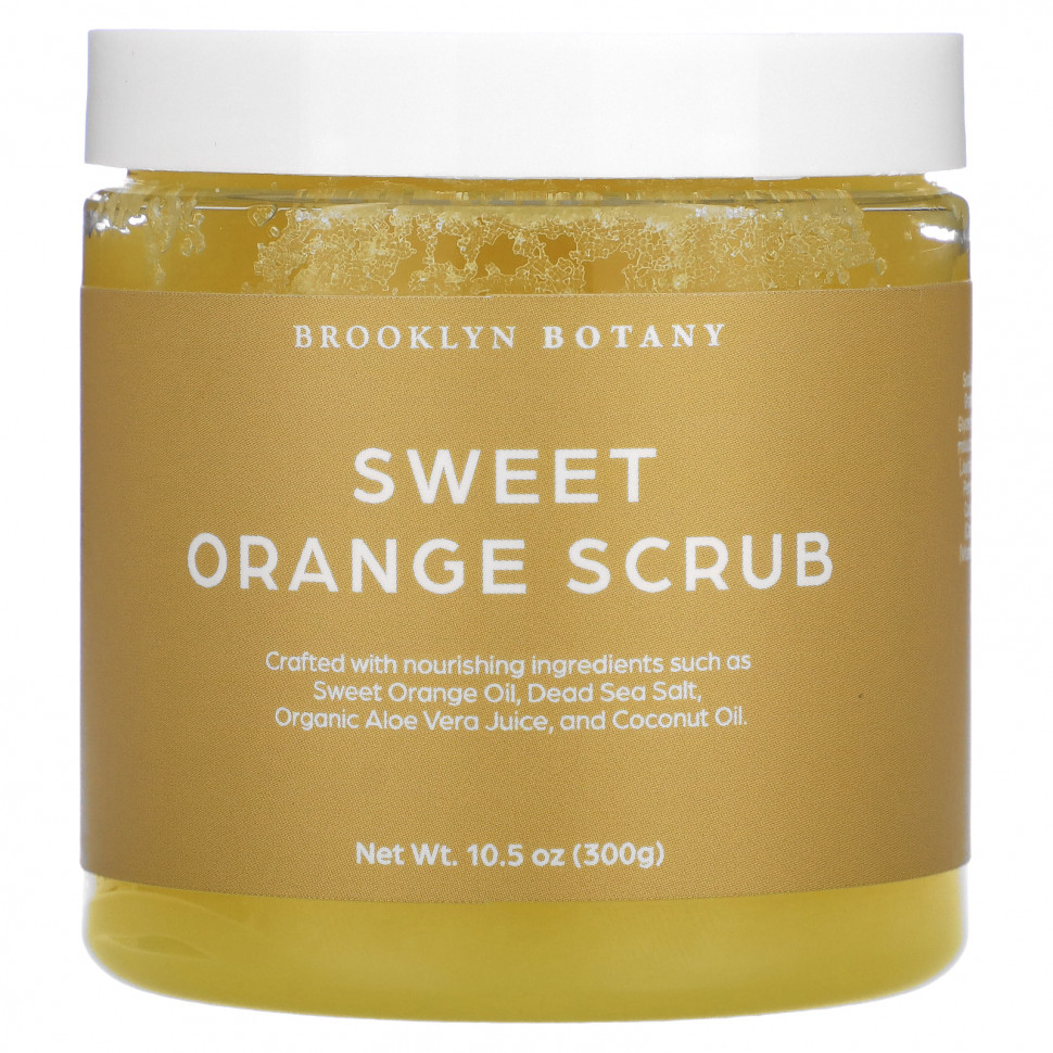 Brooklyn Botany, Sweet Orange Scrub, 10.5 oz (300 g)  3240