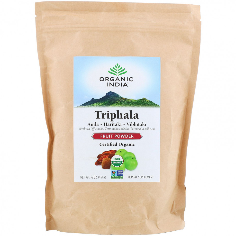 Organic India, Triphala,  , 454  (16 )  3160
