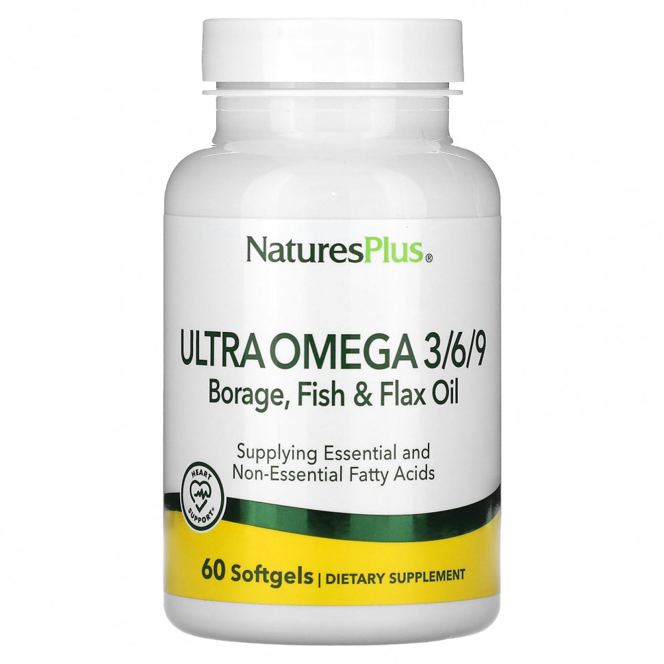 NaturesPlus, Ultra Omega 3/6/9,  ,    , 60    2960