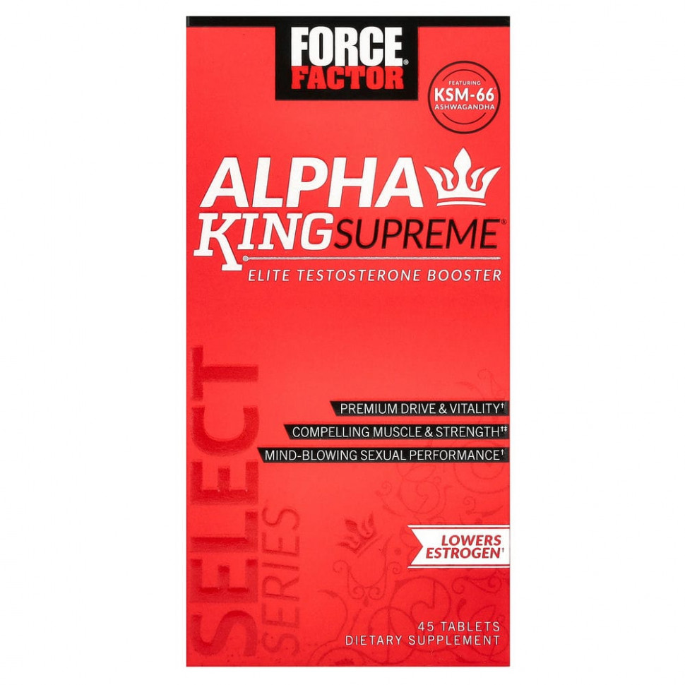 Force Factor, Alpha King Supreme,   , 45   5080