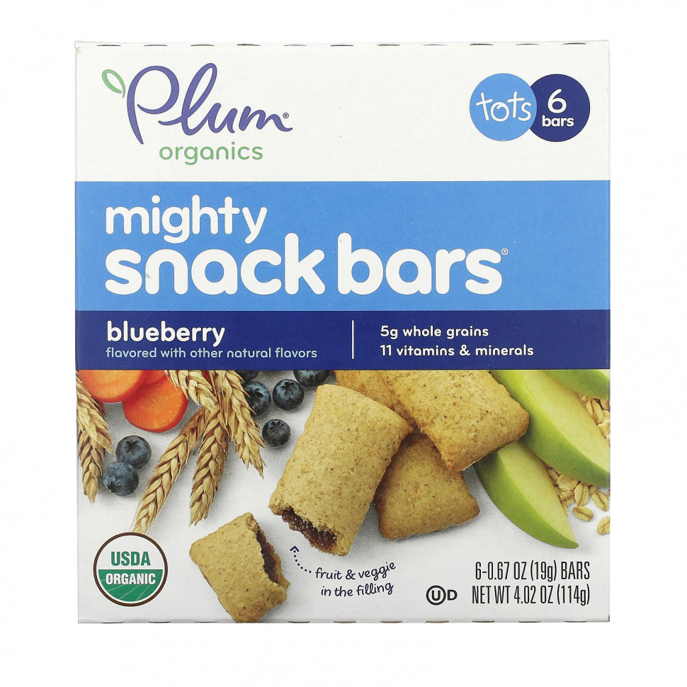 Plum Organics, Mighty Snack Bars,  , , 6   19  (0,67 )   1000