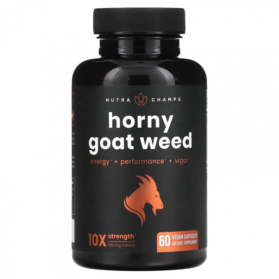 NutraChamps, Horny Goat Weed, 60    2890
