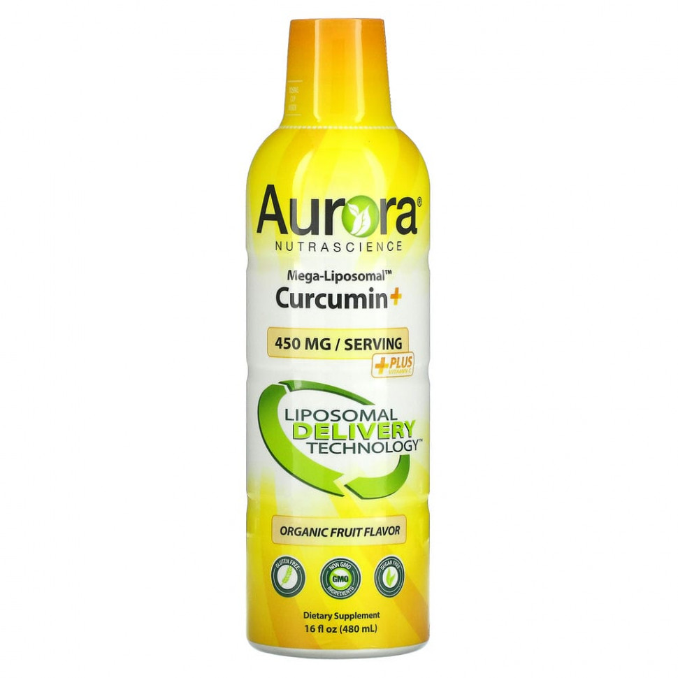 Aurora Nutrascience, Mega-Liposomal Curcumin+,   ,    , 600 , 480  (16 . )  9950
