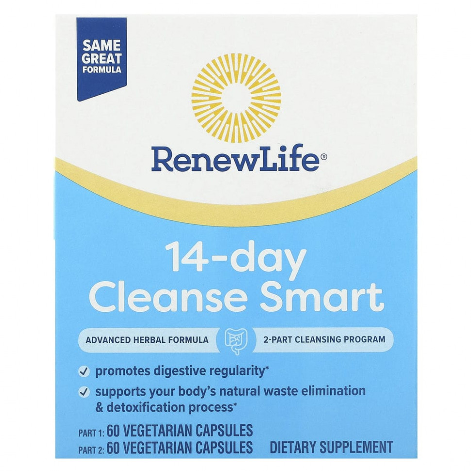 Renew Life, Advanced Cleanse Smart, 2 ,  60      6040