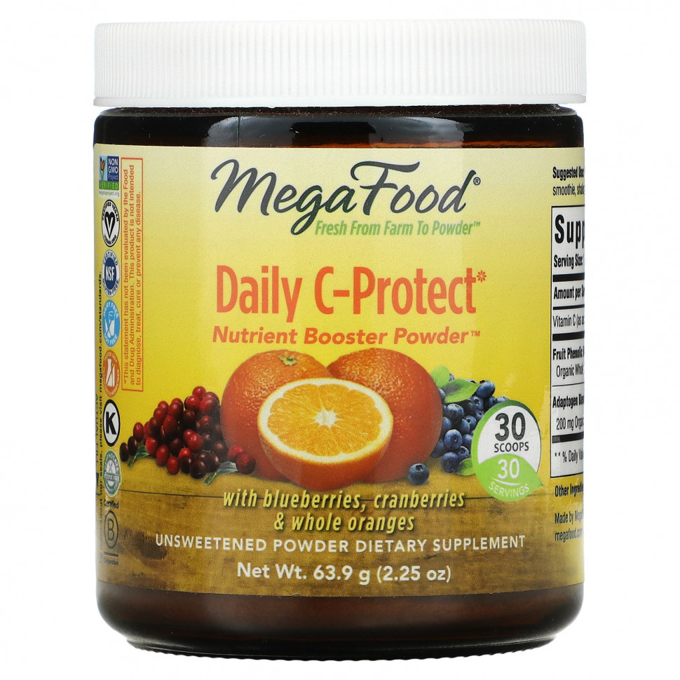 MegaFood, Daily C-Protect, Nutrient Booster, ,  , 63,9  (2,25 )  3920