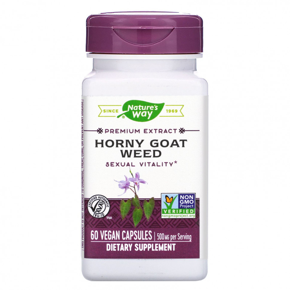 Nature's Way, Horny Goat Weed, 500 , 60    3850