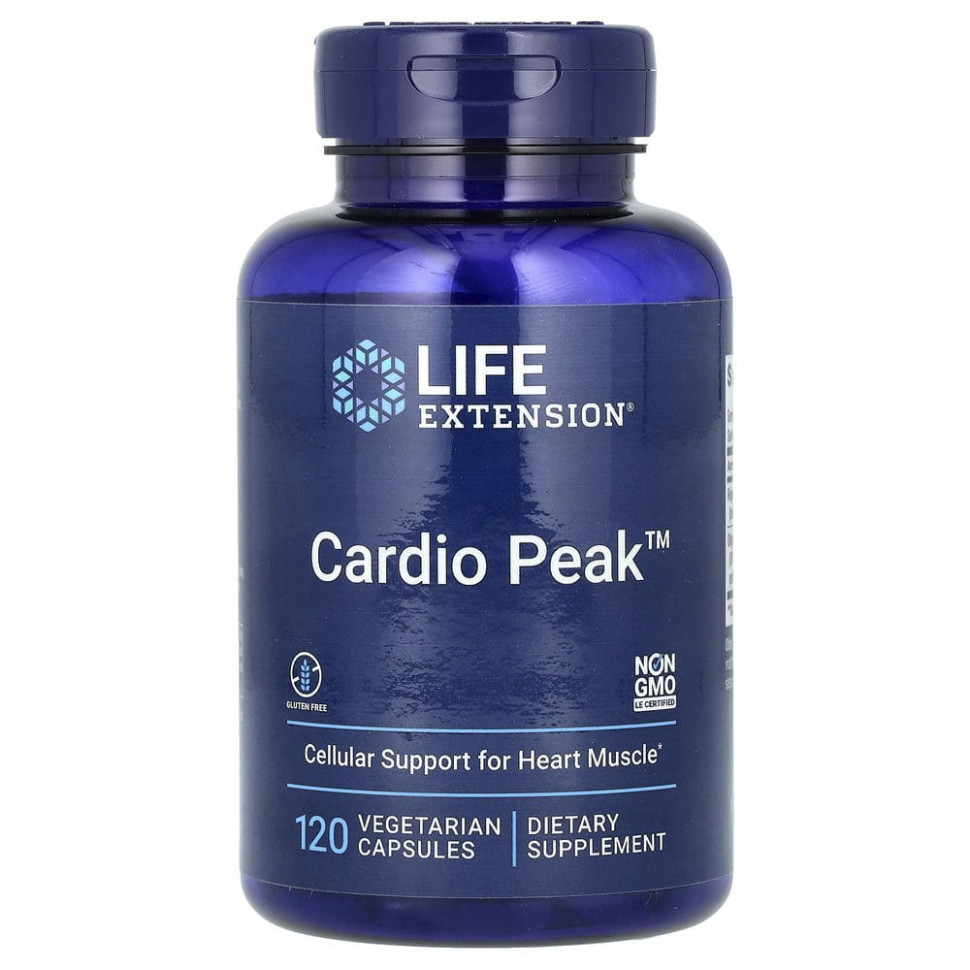 Life Extension, Cardio Peak, 120    4100