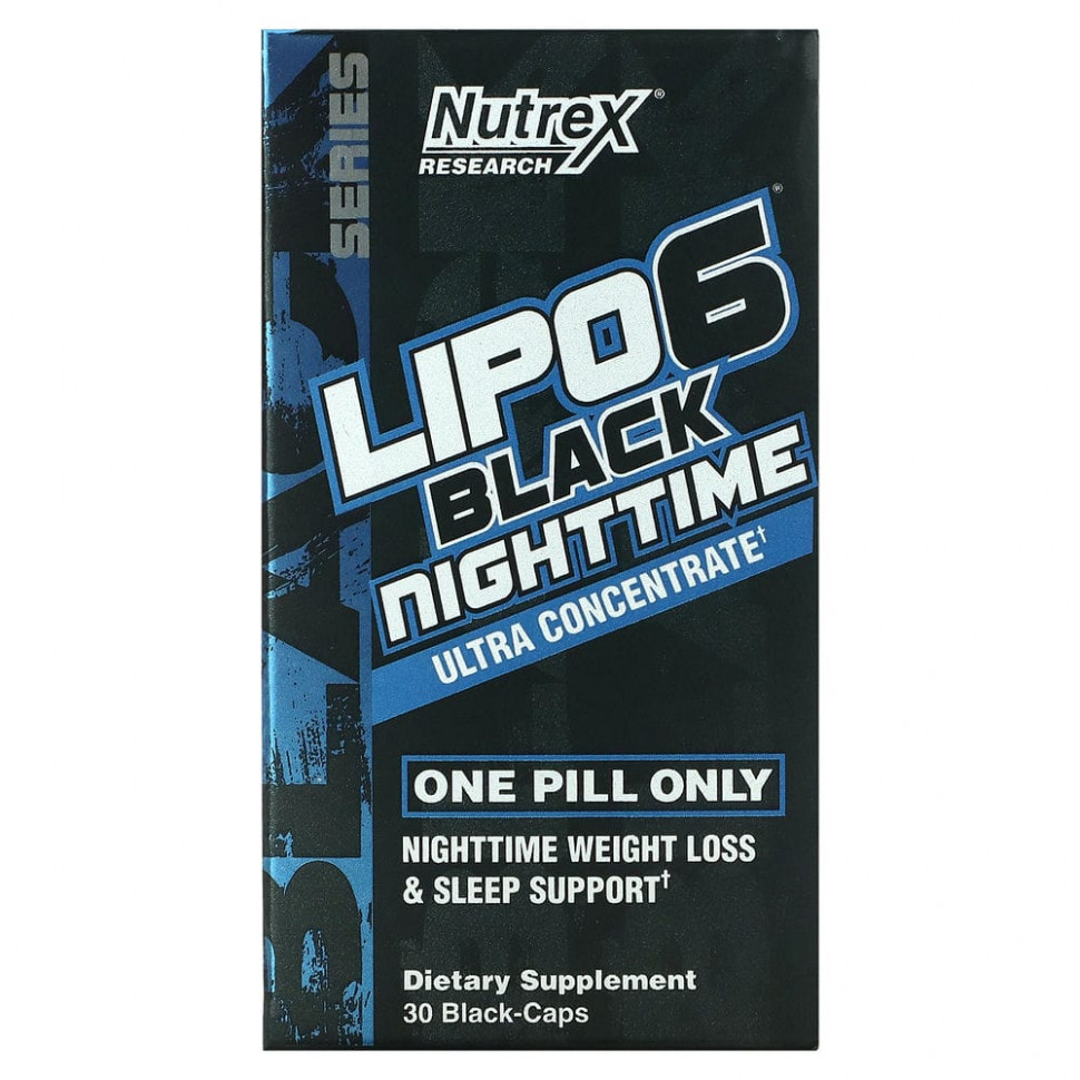 Nutrex Research, LIPO-6 Black Nighttime, , 30    3260