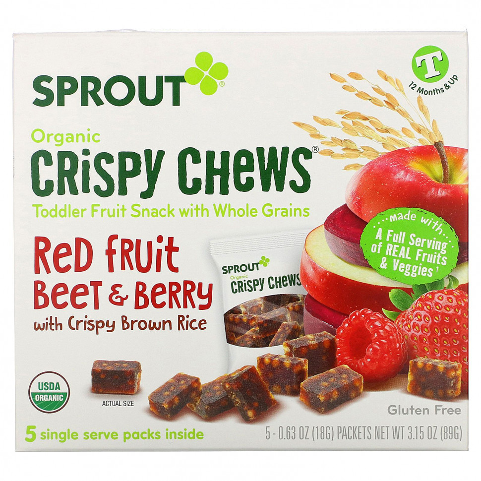 Sprout Organic, Crispy Chews,  12   ,  ,       , 5   18  (0,63 )  1270