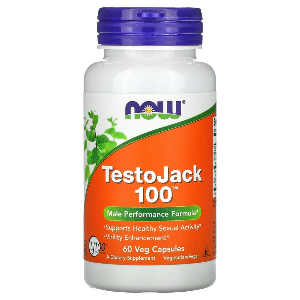NOW Foods, TestoJack 100, 60    2660