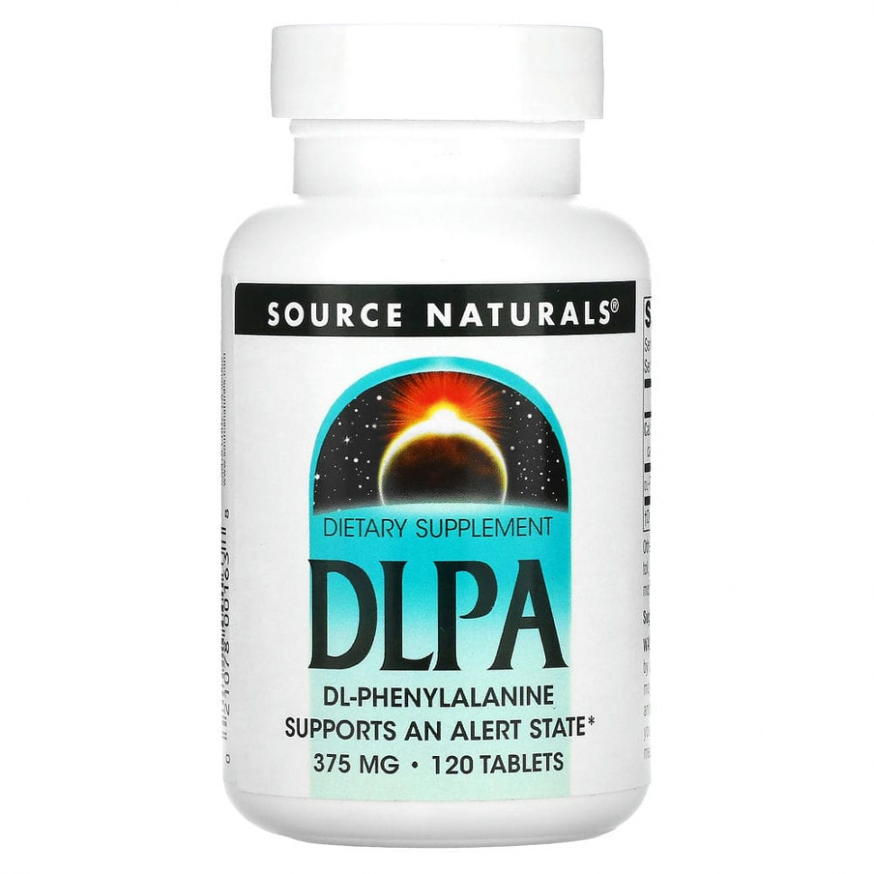 Source Naturals, DLPA, 375 , 120   3010