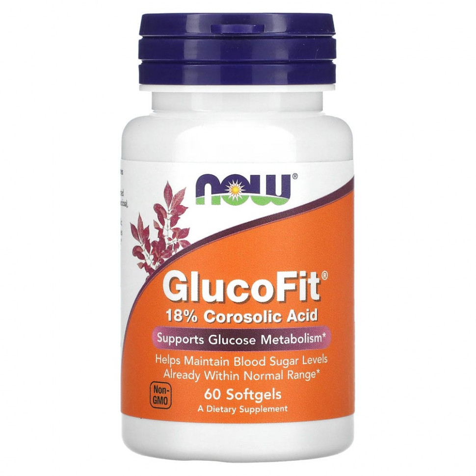NOW Foods, GlucoFit, 60     2120