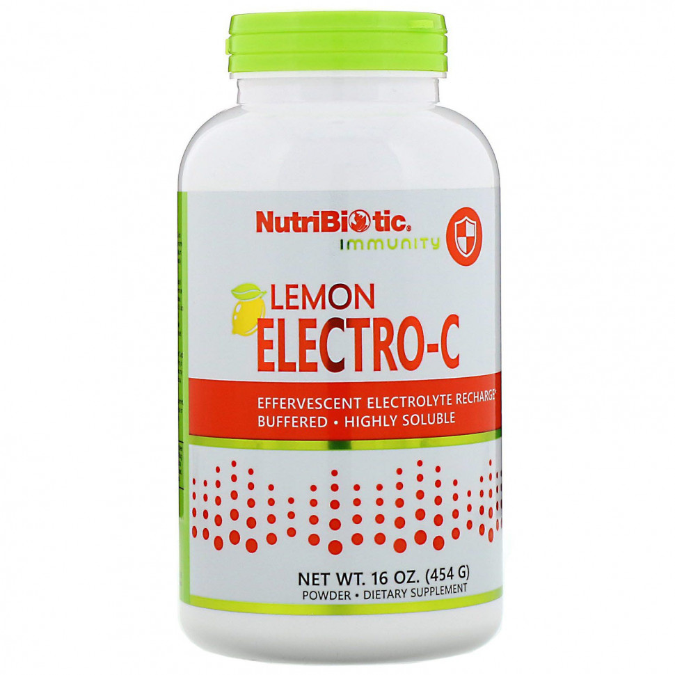 NutriBiotic, Immunity,   Electro-C, 16  (454 )  3890
