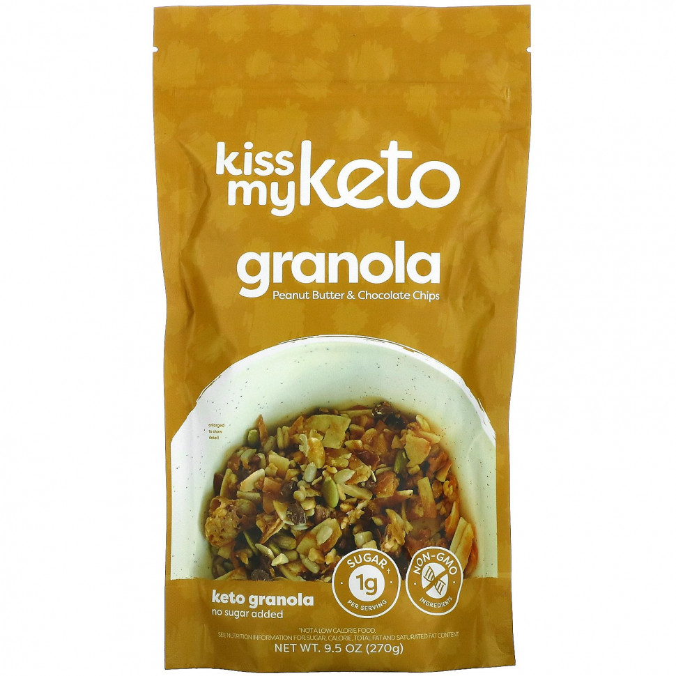 Kiss My Keto, Keto Granola,     , 270  (9,5 )  2720