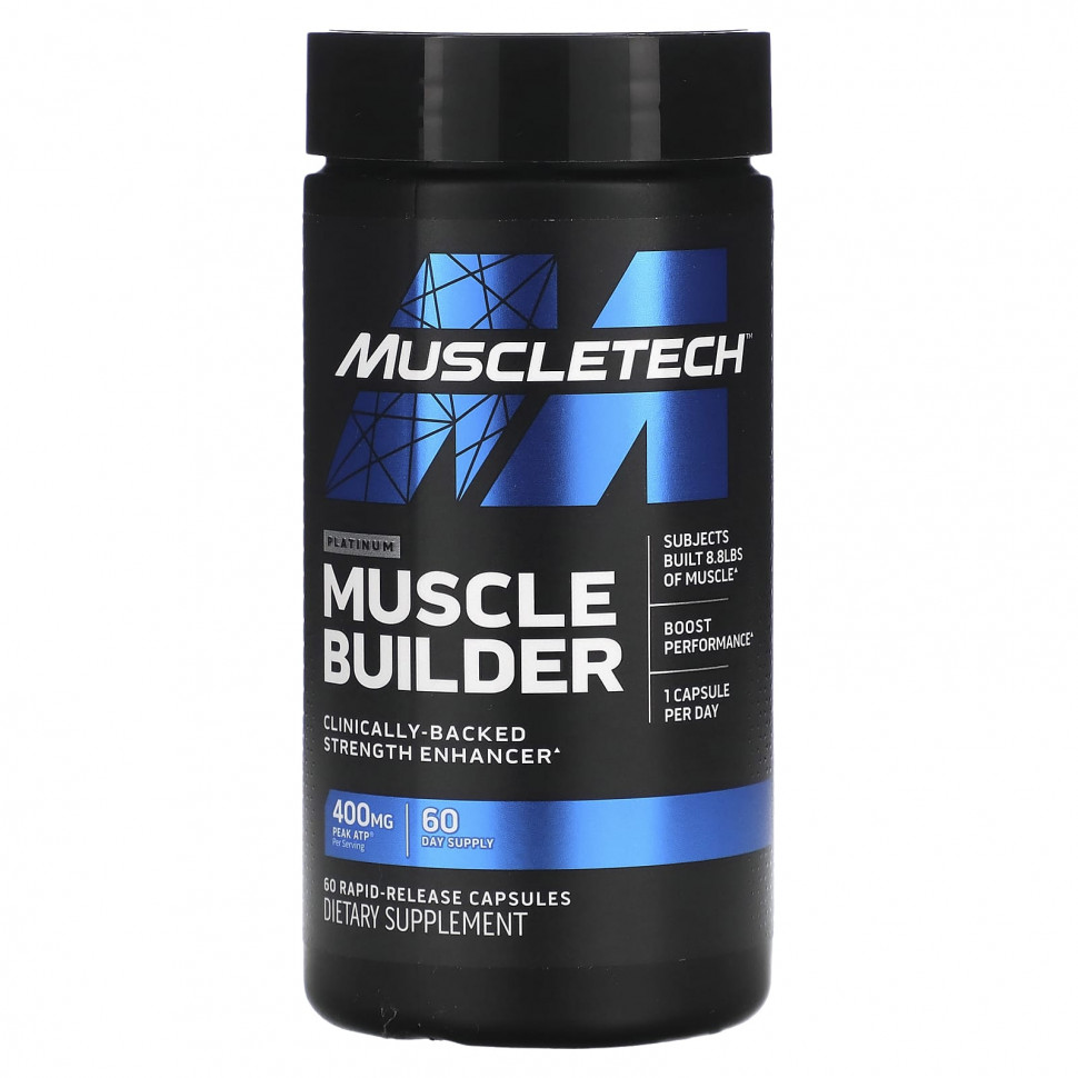 MuscleTech, Platinum Muscle Builder, 60      7670