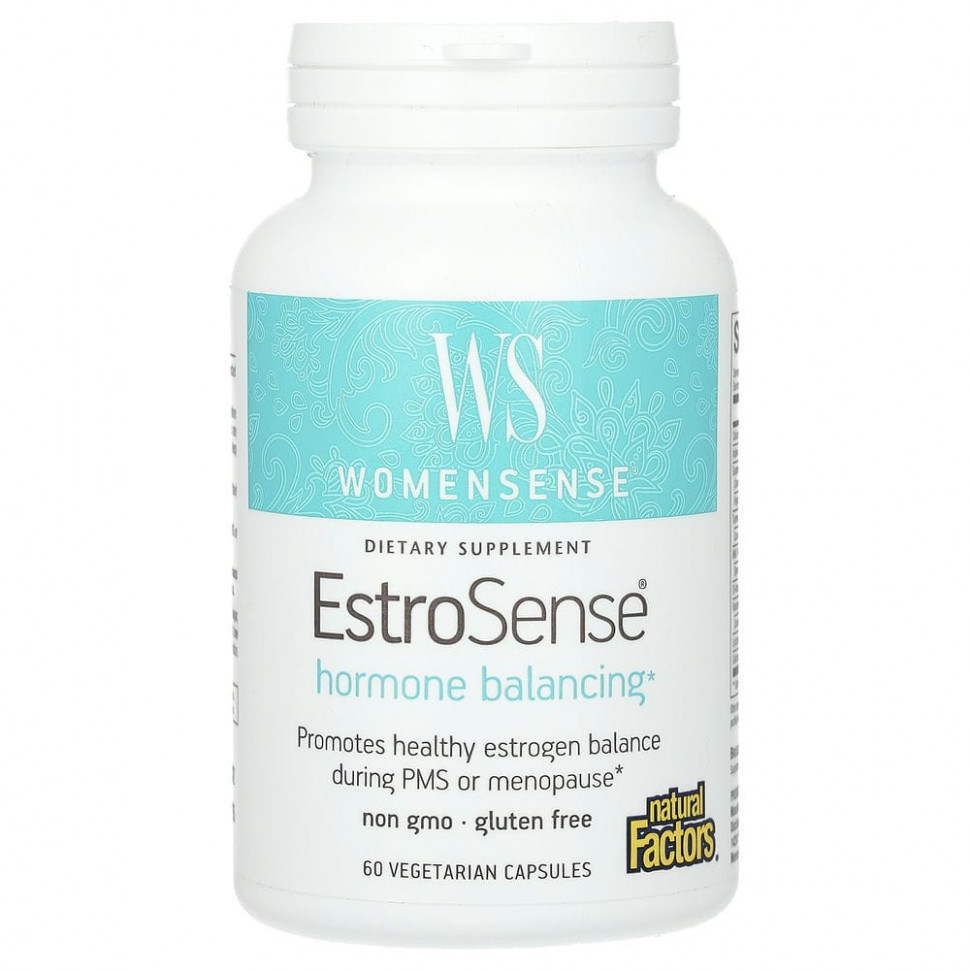 Natural Factors, WomenSense, EstroSense,  , 60    4490
