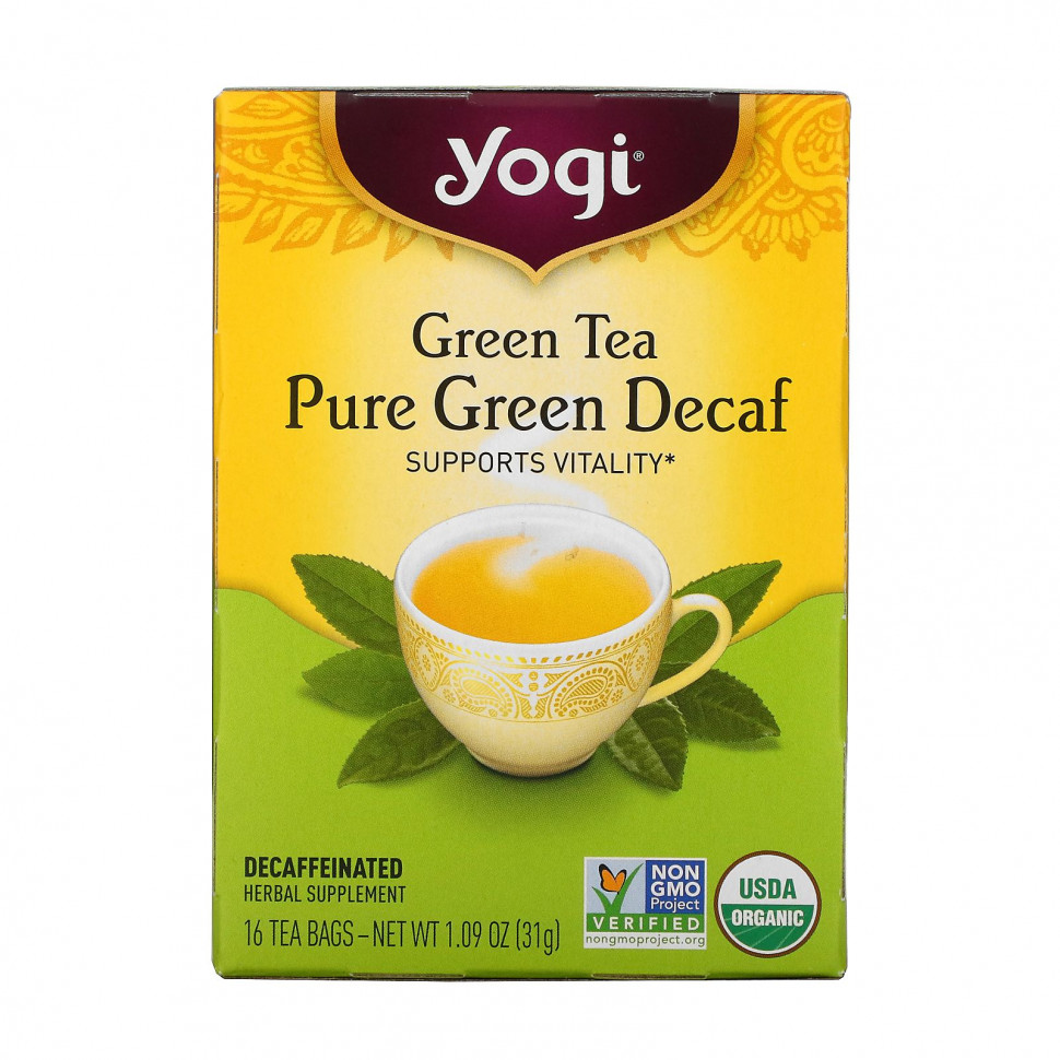 Yogi Tea,   Pure Green Decaf, 16  , 1.09  (31 )  920