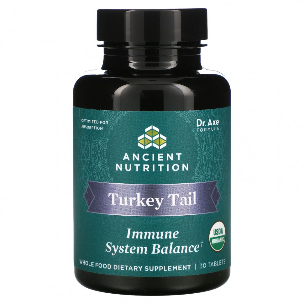 Dr. Axe / Ancient Nutrition, Turkey Tail,     , 30   4810