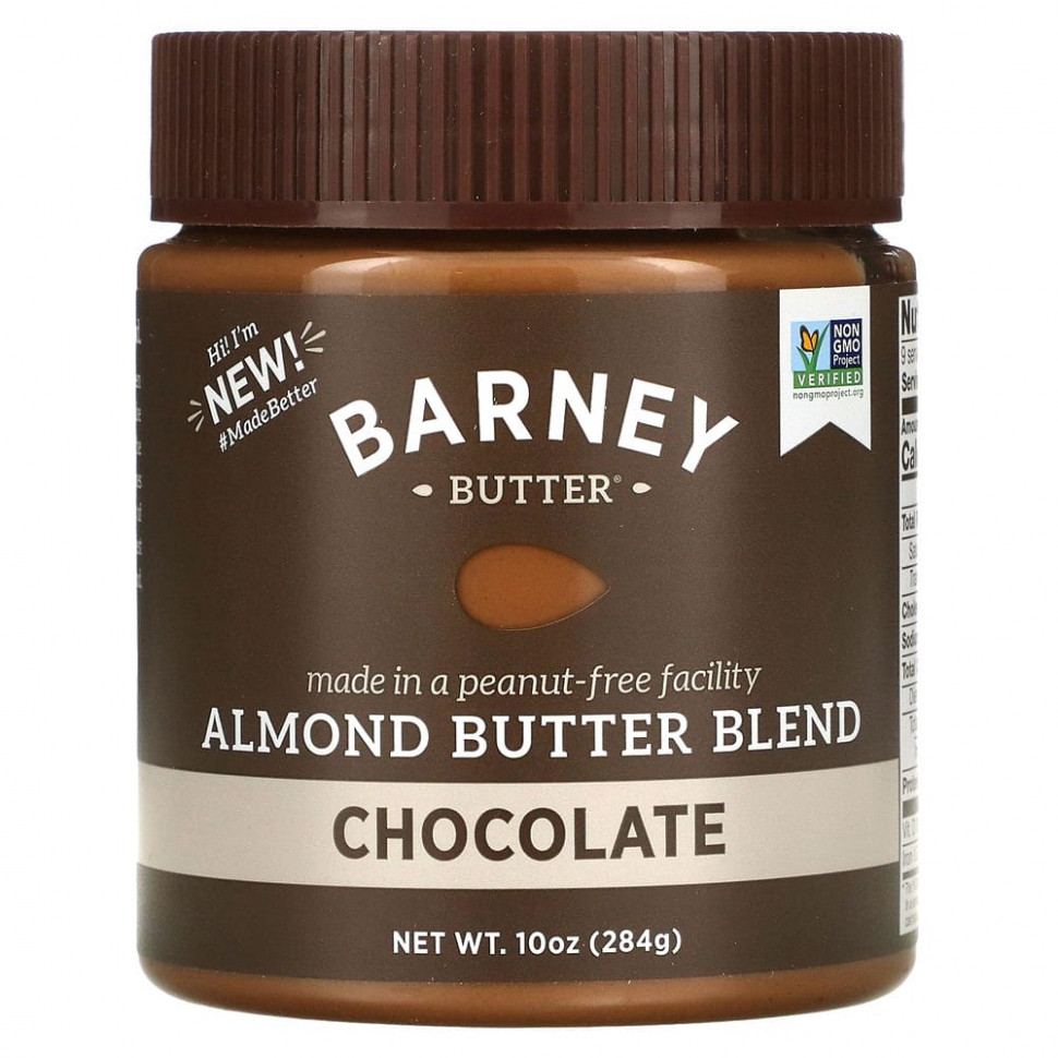  IHerb () Barney Butter, Barney Butter, Almond Butter Blend, Chocolate, 10 oz (284 g), ,    1830 