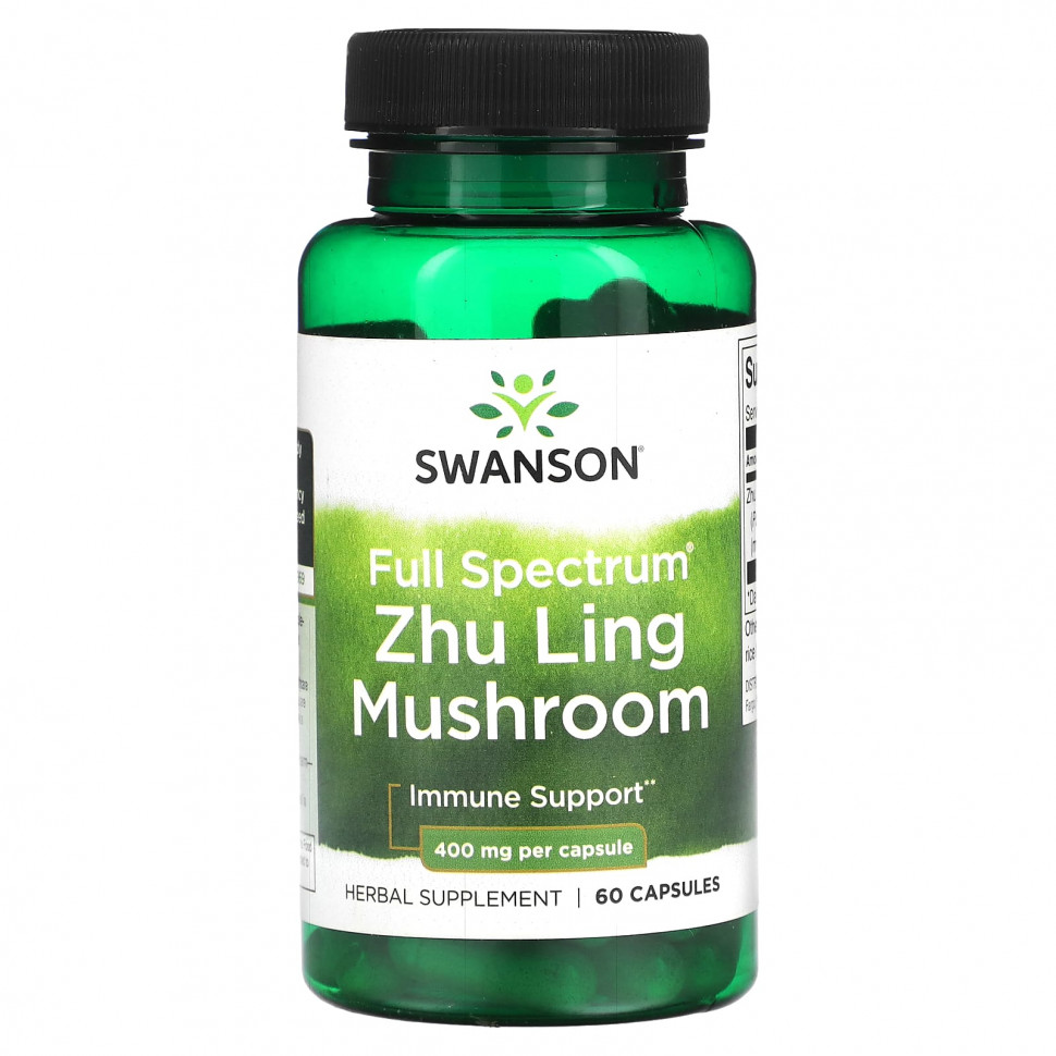 Swanson, Full Spectrum Zhu Ling Mushroom, 400 , 60   1380