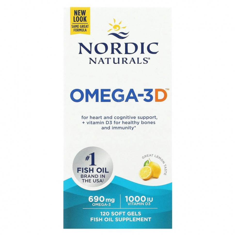 Nordic Naturals, Omega-3D,   , 1000 , 120     5090