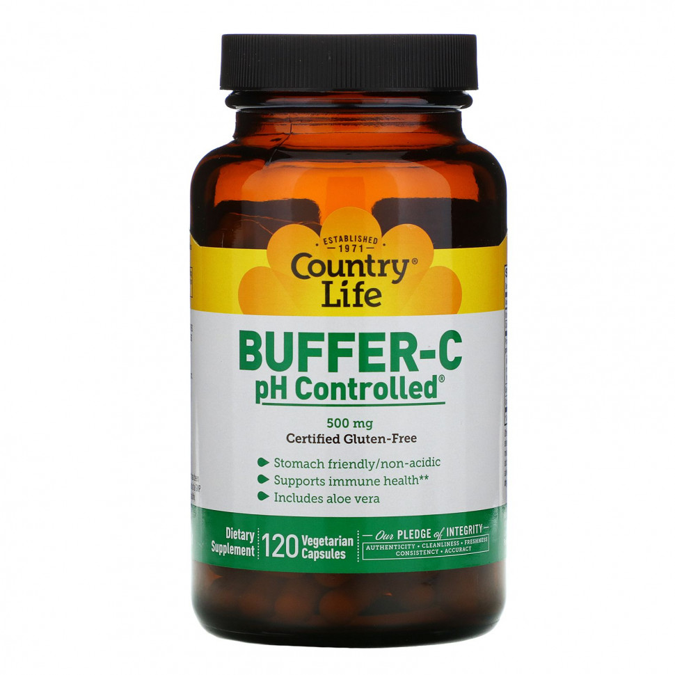 Country Life, Buffer-C pH Controlled, 500 , 120    3510
