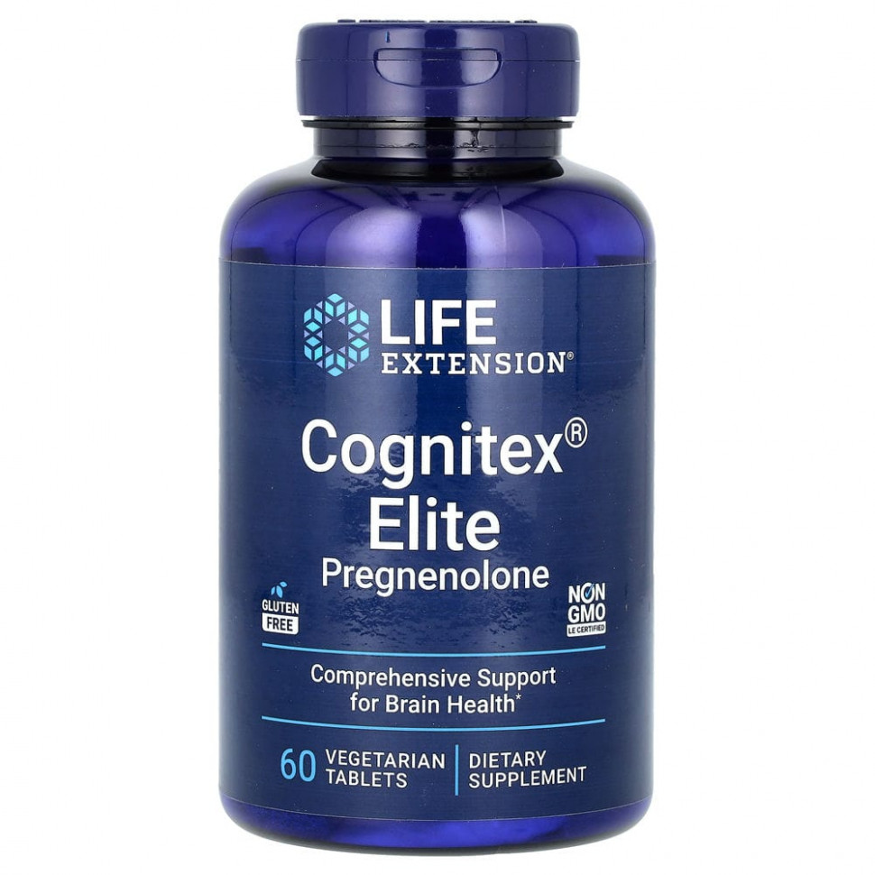 Life Extension,  Elite Cognitex, 60    5890