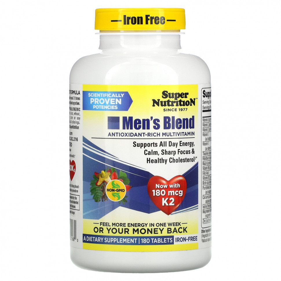 Super Nutrition, Men's Blend,   , , 180   4670