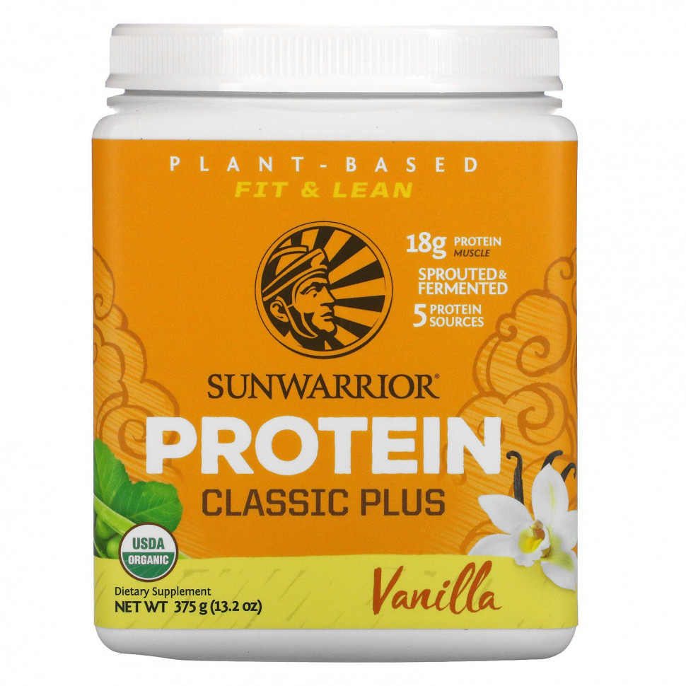 Sunwarrior, Protein Classic Plus,    ,  , 375  (13,2 )  4300
