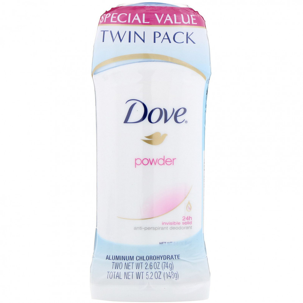 Dove, Invisible Solid Deodorant, , 2 .  , 74  (2,6 )  2240