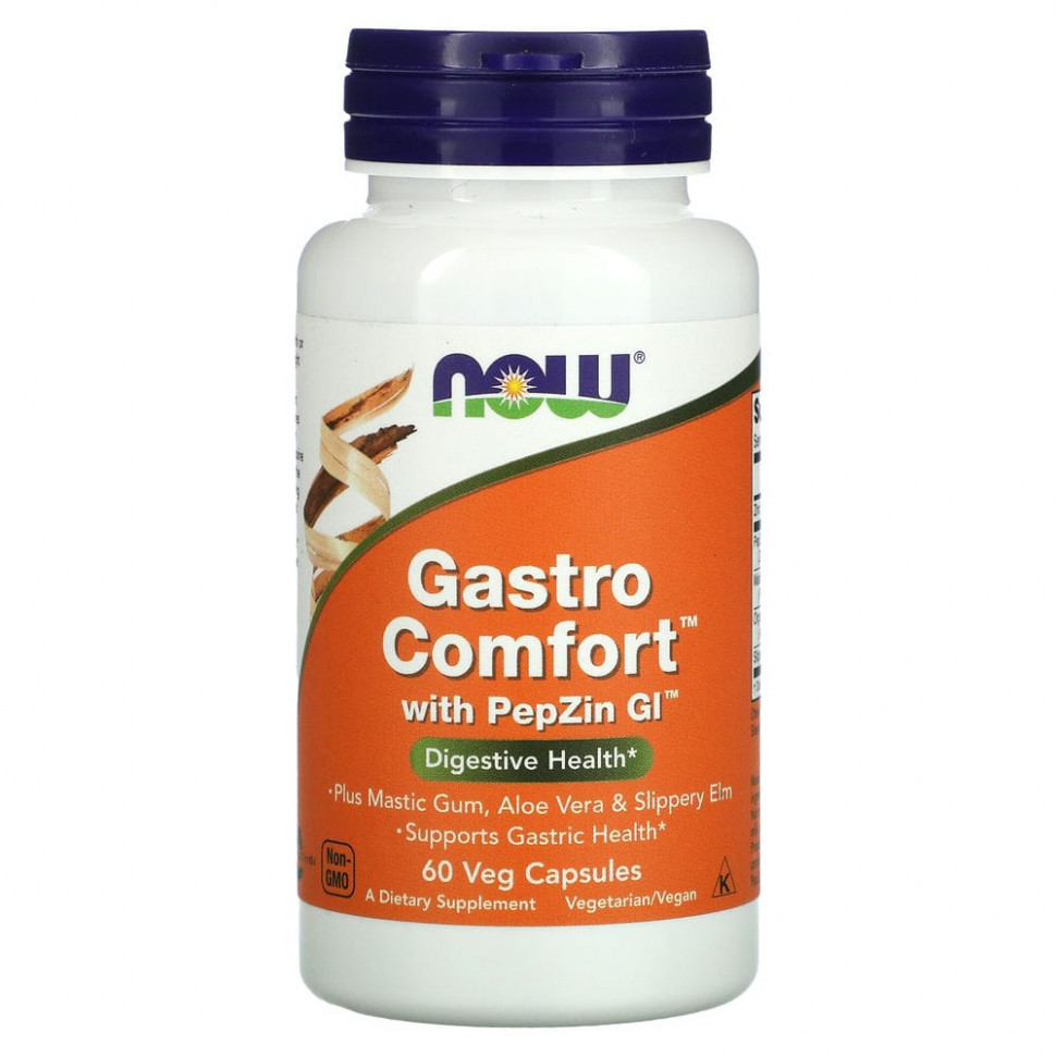 NOW Foods, Gastro Comfort  PepZin GI, 60    3460