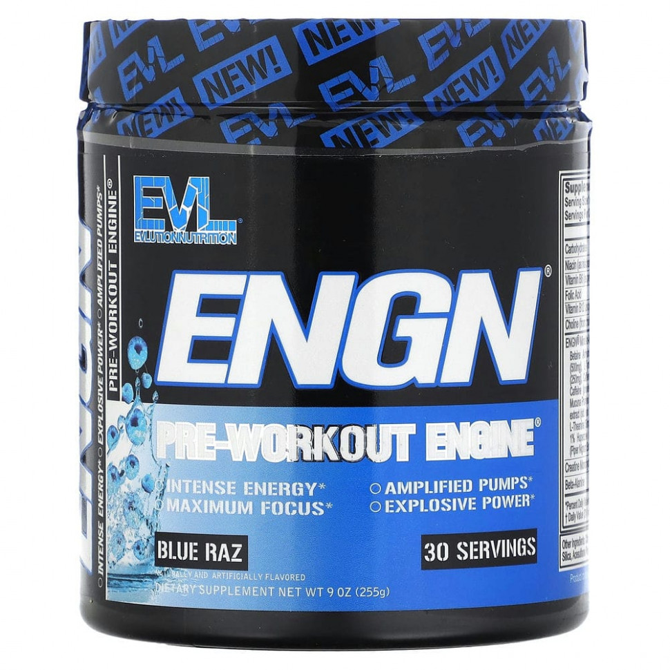 EVLution Nutrition, ENGN Pre-workout Engine,   , 9  (255 )  4880