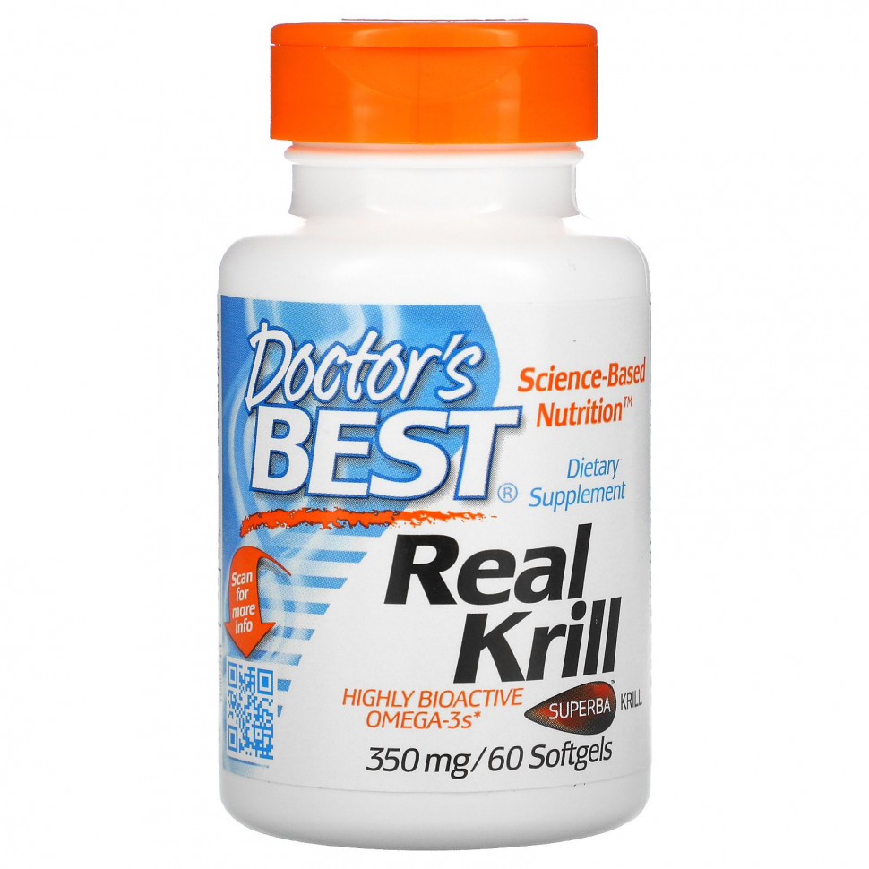  IHerb () Doctor's Best, Real Krill, 350 , 60 , ,    2810 