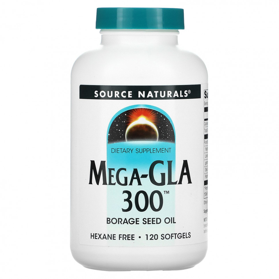 Source Naturals, Mega-GLA 300, 120    8280