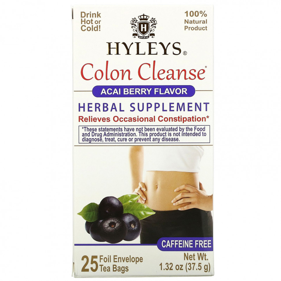 Hyleys Tea, Colon Cleanse,  ,  , 25     ,  1,5  (0,05 )  1500