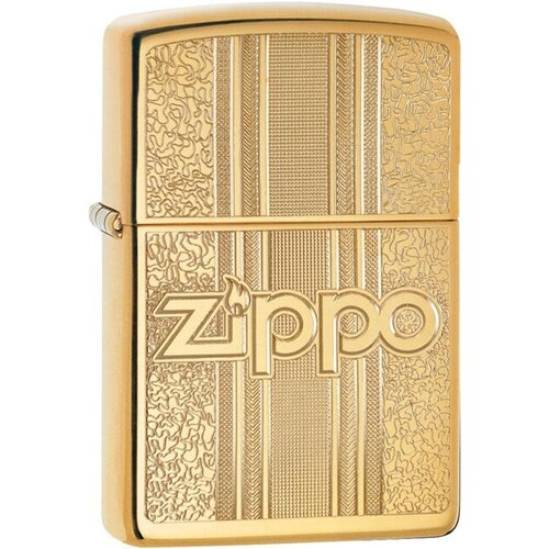  Zippo 29677  Pattern Design High Polish Brass 7350