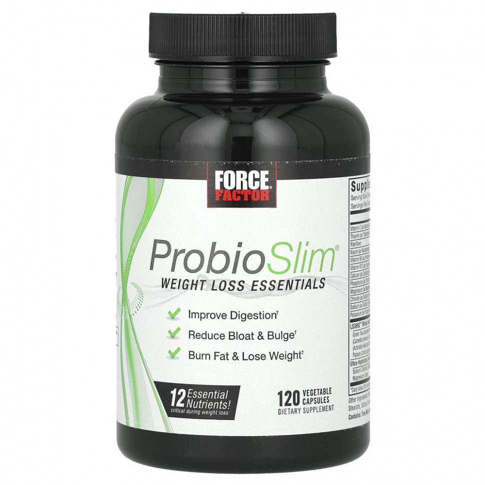 Force Factor, ProbioSlim,      , 120   2160