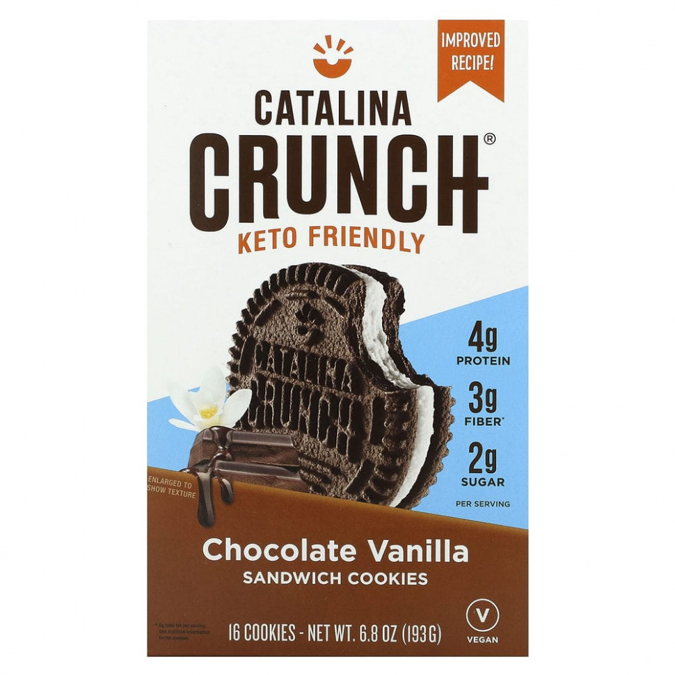  IHerb () Catalina Crunch, Keto Sandwich Cookies, - , 16 , 6,8  (193 ), ,    1740 