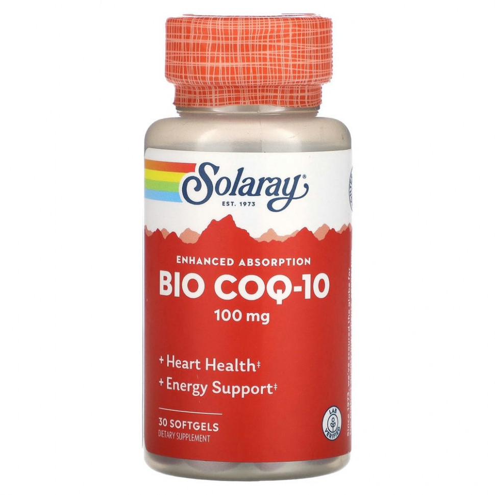 Solaray, Bio COQ-10, 100 , 30    2330