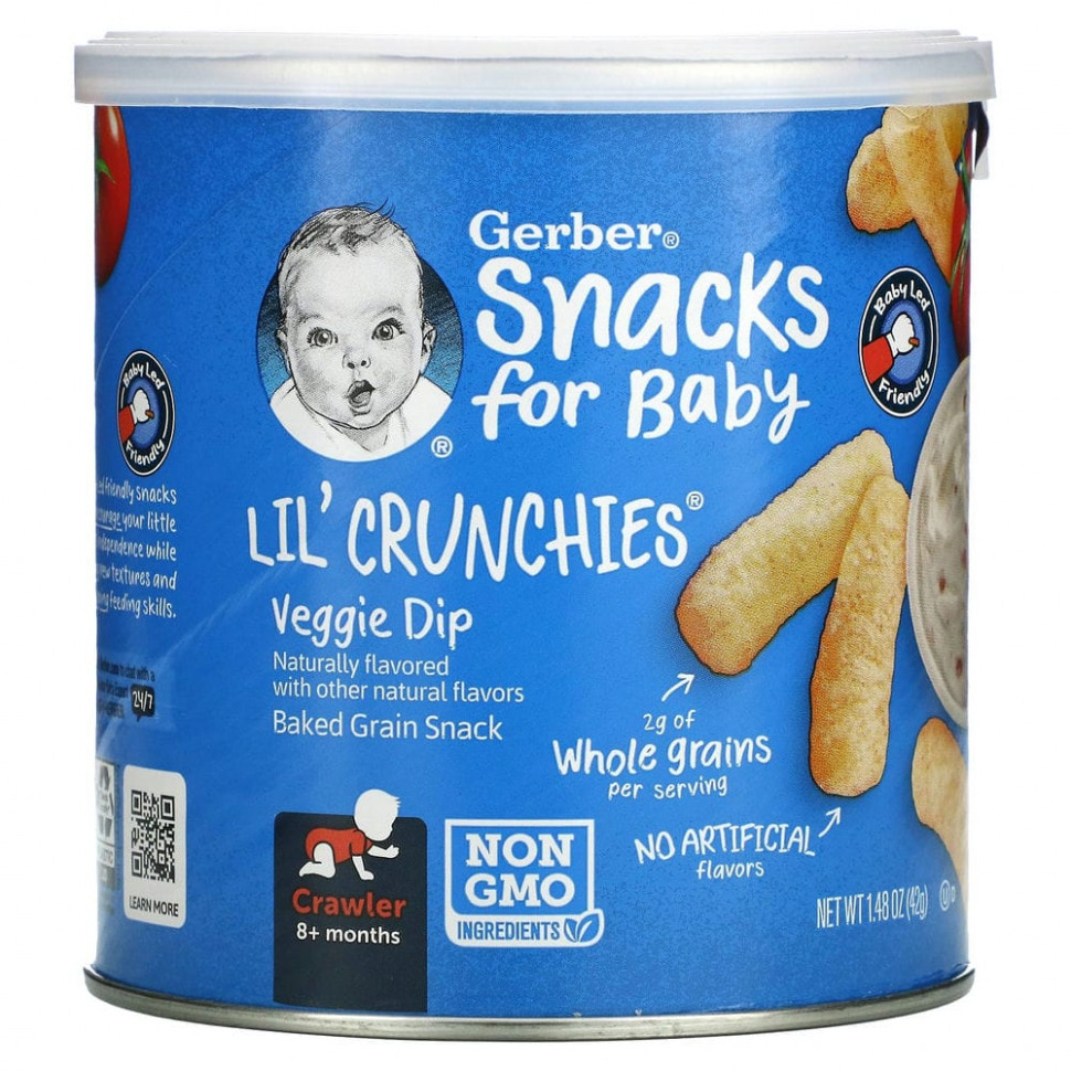 Gerber, Lil' Crunchies,    8 ,  , 42  (1,48 )  940