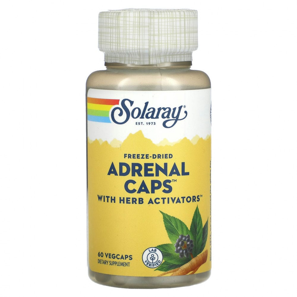 Solaray, Adrenal Caps, 60    1940