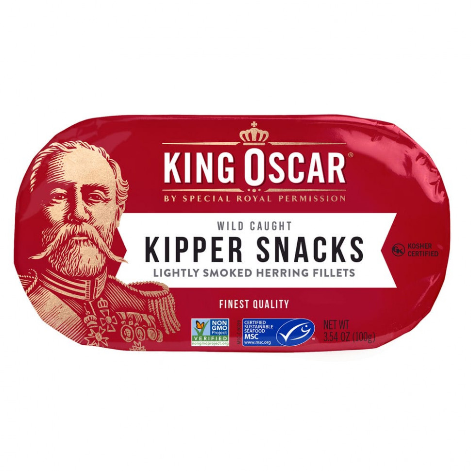 King Oscar, Kipper Snacks,   , 100  (3,54 )  670